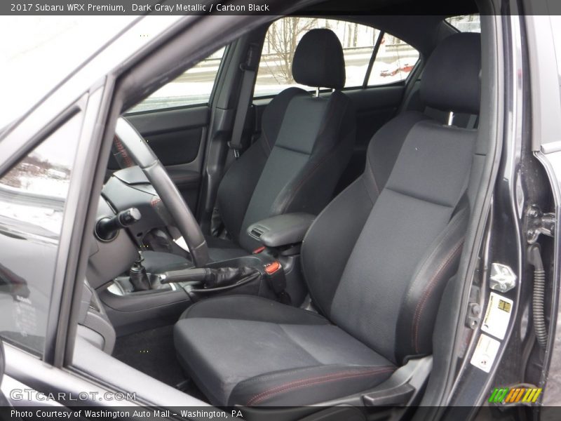Dark Gray Metallic / Carbon Black 2017 Subaru WRX Premium