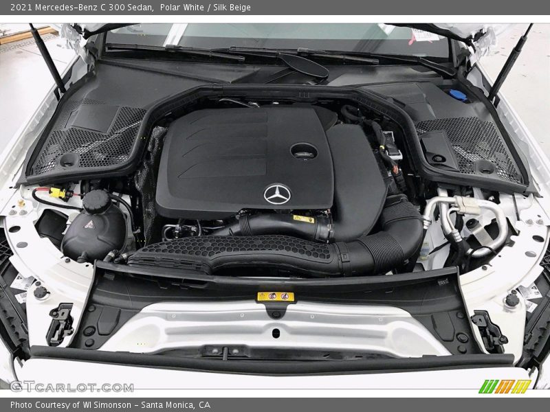 Polar White / Silk Beige 2021 Mercedes-Benz C 300 Sedan