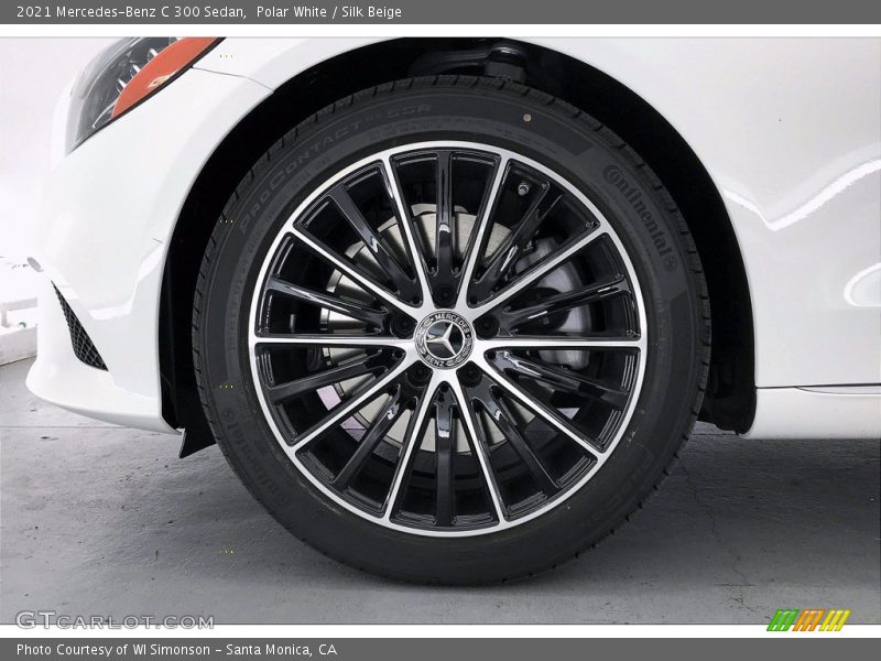 Polar White / Silk Beige 2021 Mercedes-Benz C 300 Sedan