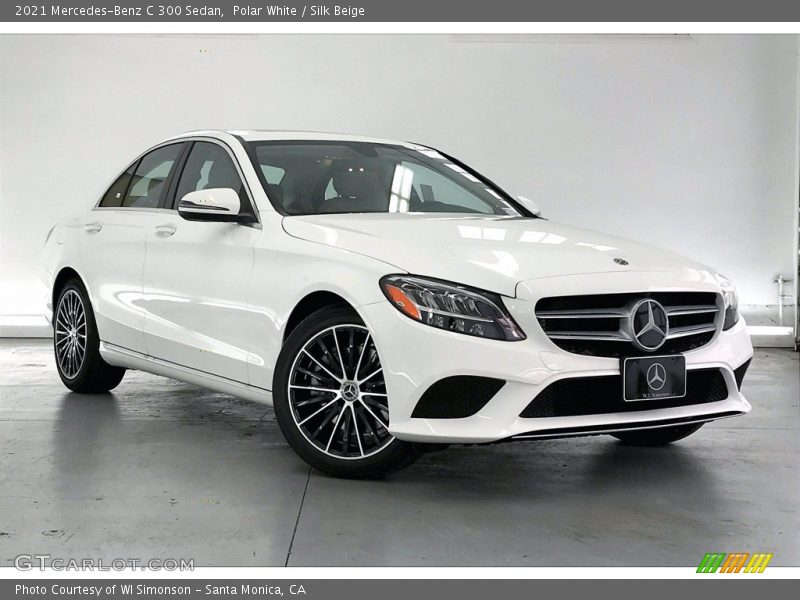 Polar White / Silk Beige 2021 Mercedes-Benz C 300 Sedan
