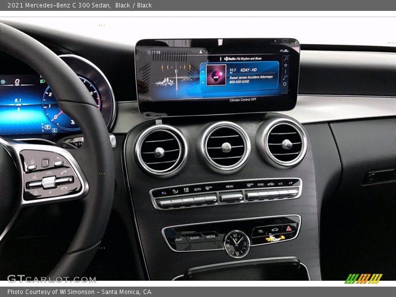 Black / Black 2021 Mercedes-Benz C 300 Sedan