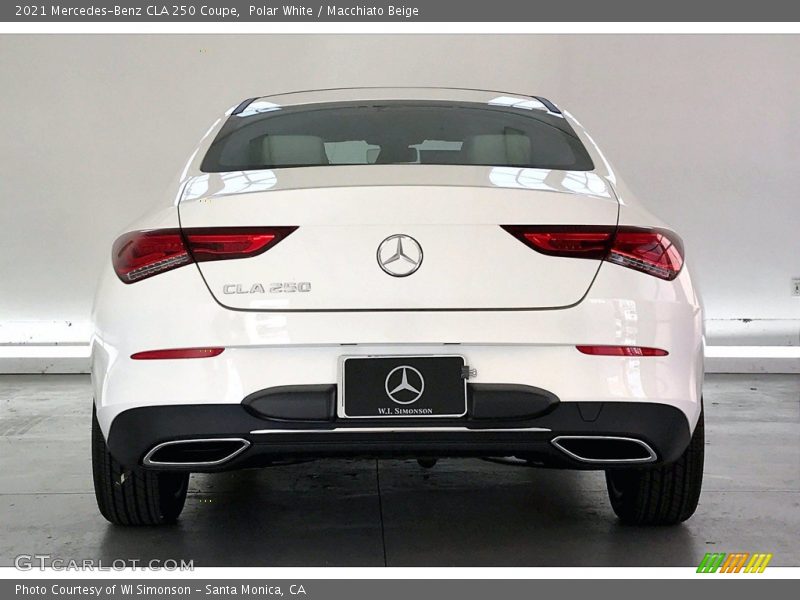 Polar White / Macchiato Beige 2021 Mercedes-Benz CLA 250 Coupe