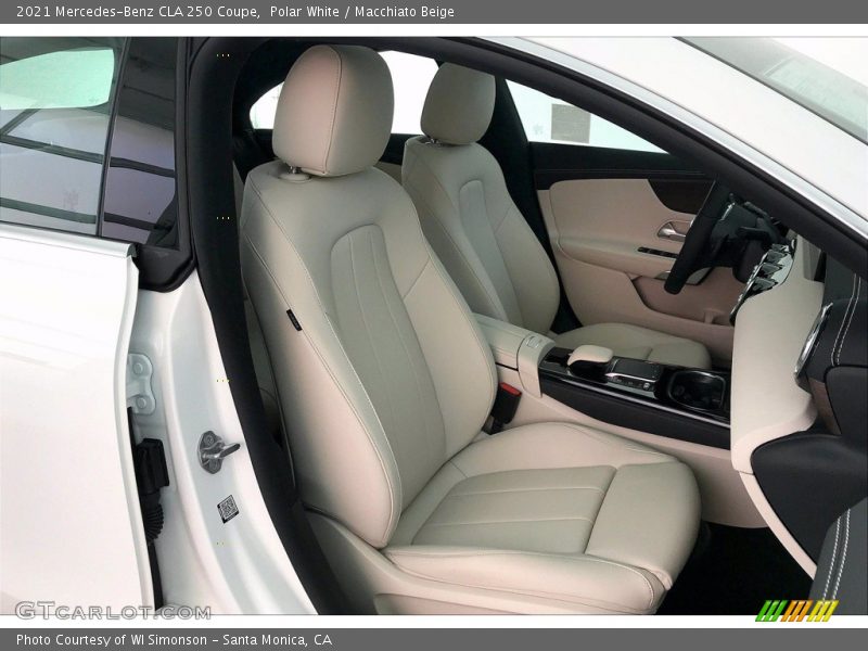 Polar White / Macchiato Beige 2021 Mercedes-Benz CLA 250 Coupe