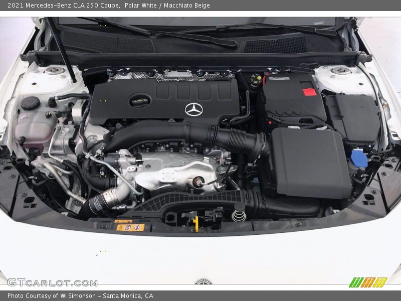 Polar White / Macchiato Beige 2021 Mercedes-Benz CLA 250 Coupe