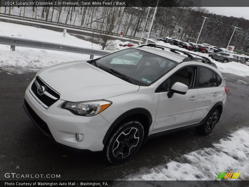 Satin White Pearl / Black 2014 Subaru XV Crosstrek 2.0i Premium