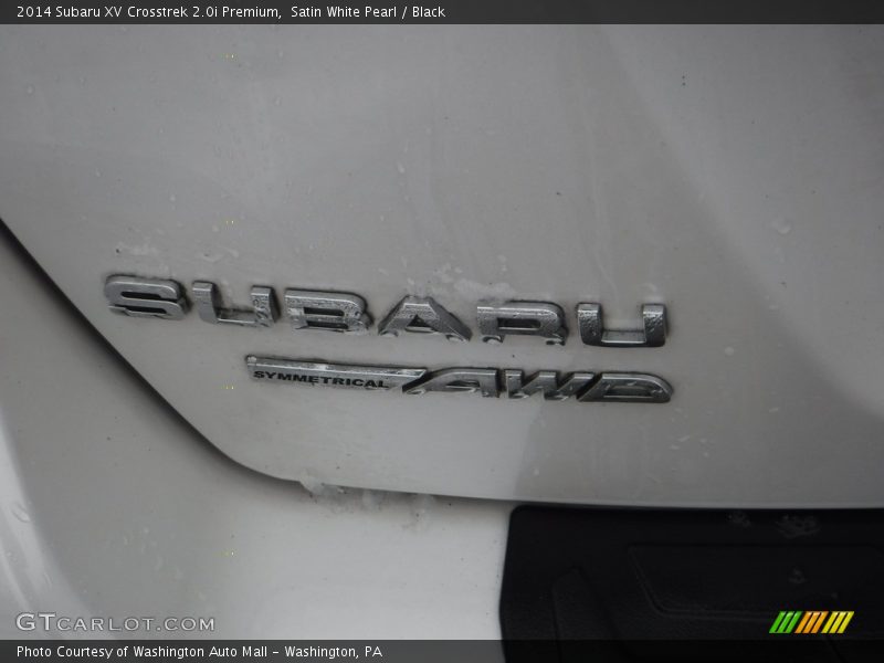 Satin White Pearl / Black 2014 Subaru XV Crosstrek 2.0i Premium