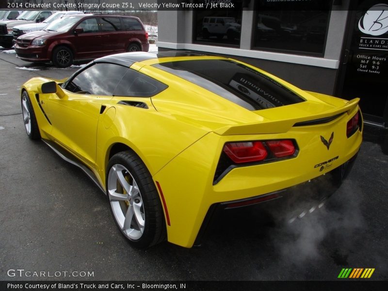 Velocity Yellow Tintcoat / Jet Black 2014 Chevrolet Corvette Stingray Coupe Z51
