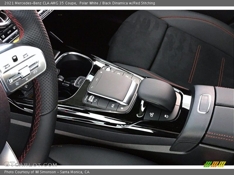 Polar White / Black Dinamica w/Red Stitching 2021 Mercedes-Benz CLA AMG 35 Coupe
