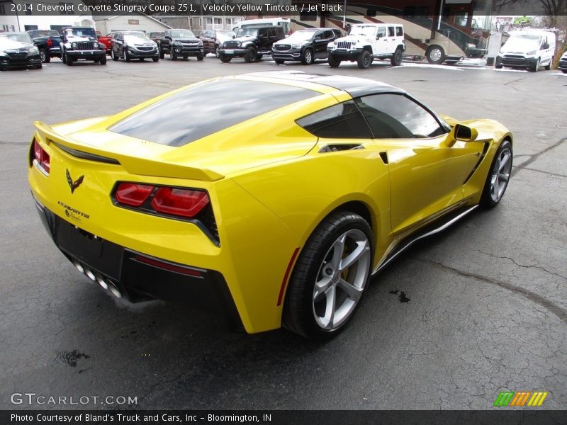 Velocity Yellow Tintcoat / Jet Black 2014 Chevrolet Corvette Stingray Coupe Z51
