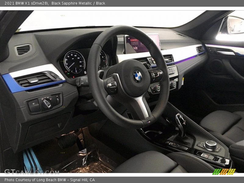 Black Sapphire Metallic / Black 2021 BMW X1 sDrive28i