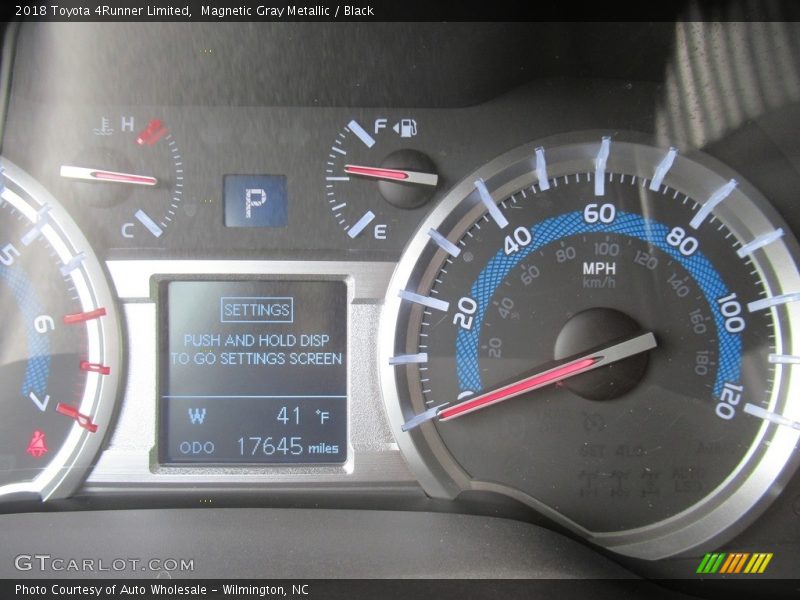 Magnetic Gray Metallic / Black 2018 Toyota 4Runner Limited