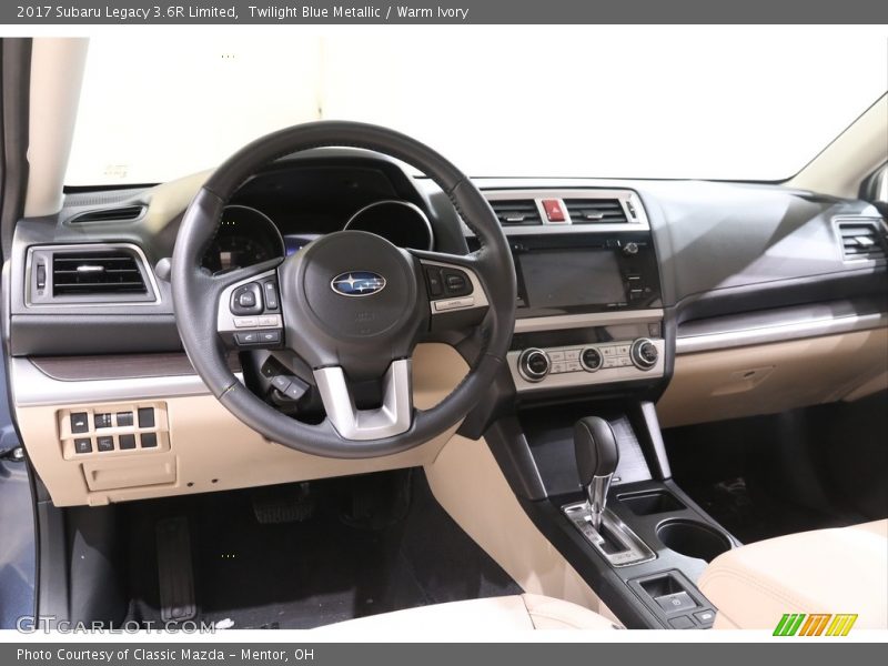 Dashboard of 2017 Legacy 3.6R Limited