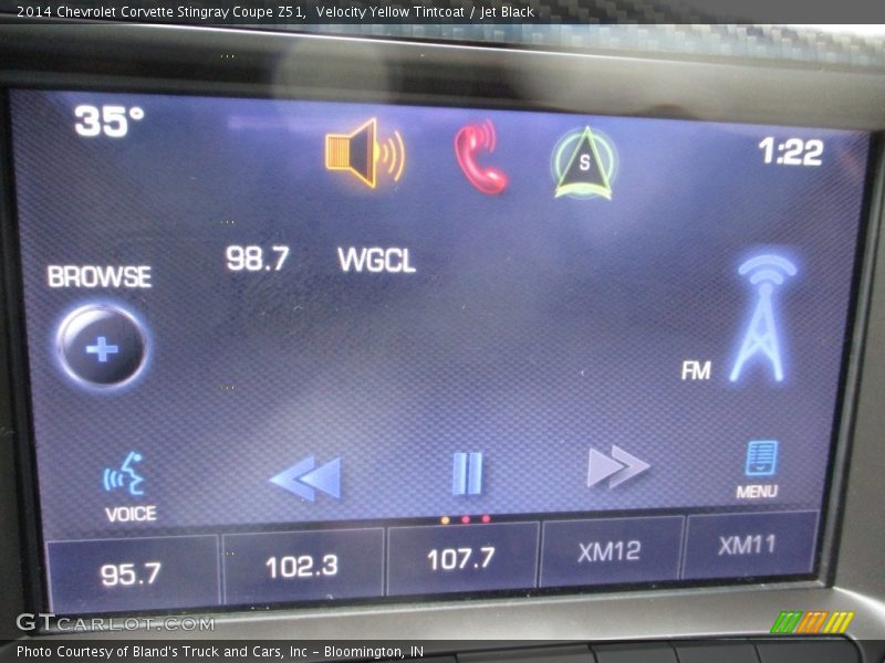 Velocity Yellow Tintcoat / Jet Black 2014 Chevrolet Corvette Stingray Coupe Z51