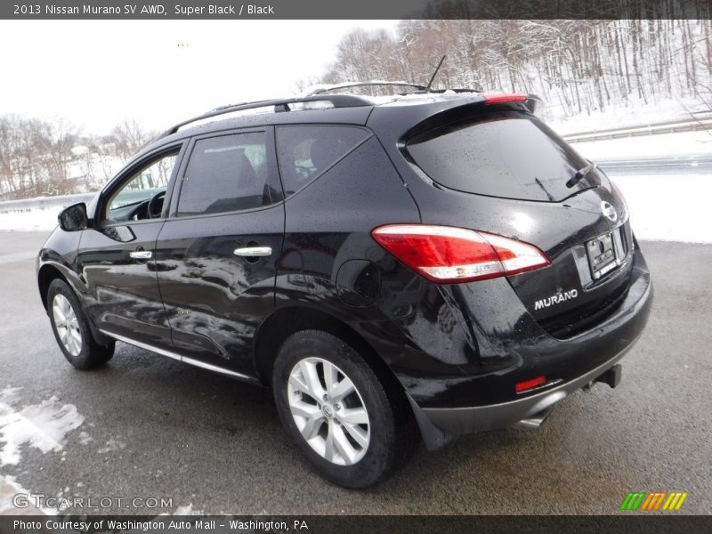 Super Black / Black 2013 Nissan Murano SV AWD