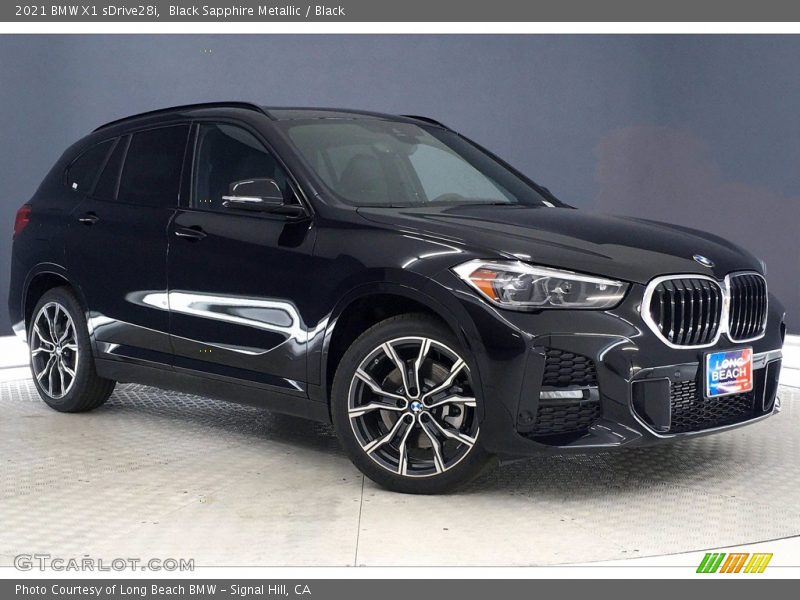 Black Sapphire Metallic / Black 2021 BMW X1 sDrive28i