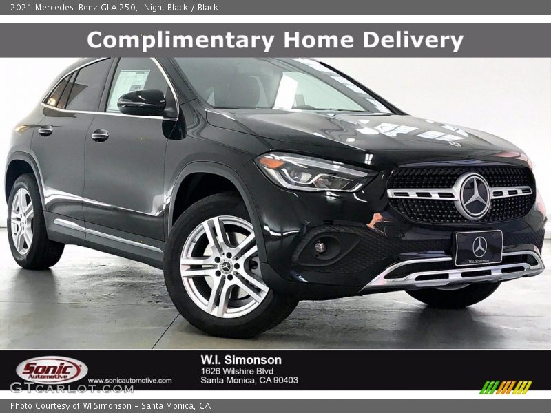 Night Black / Black 2021 Mercedes-Benz GLA 250