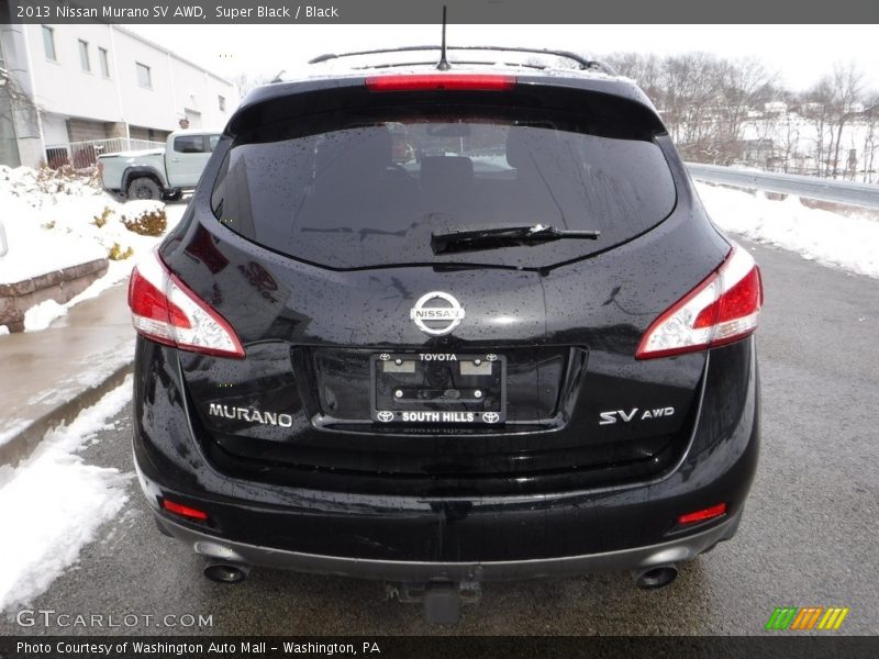Super Black / Black 2013 Nissan Murano SV AWD