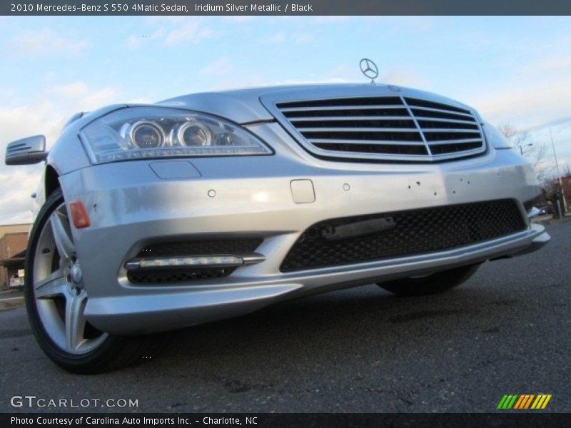 Iridium Silver Metallic / Black 2010 Mercedes-Benz S 550 4Matic Sedan