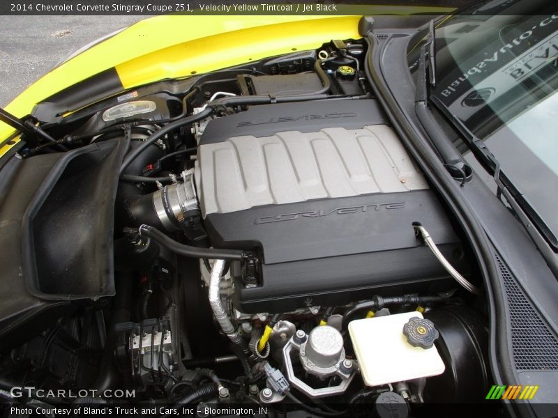Velocity Yellow Tintcoat / Jet Black 2014 Chevrolet Corvette Stingray Coupe Z51