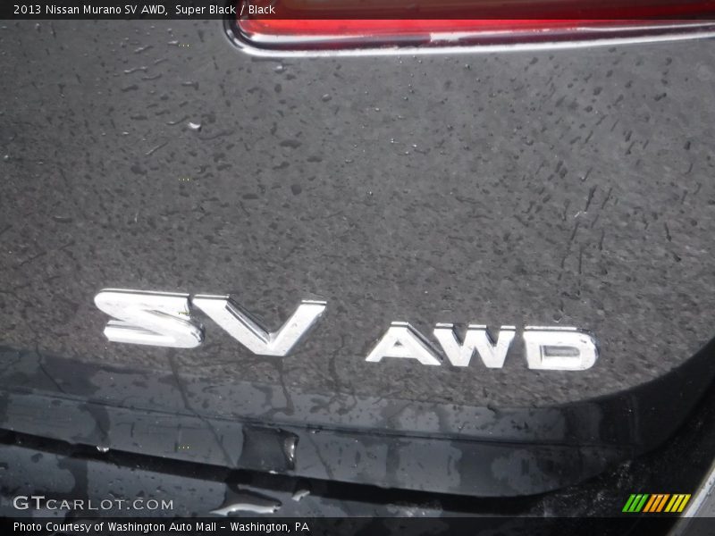 Super Black / Black 2013 Nissan Murano SV AWD