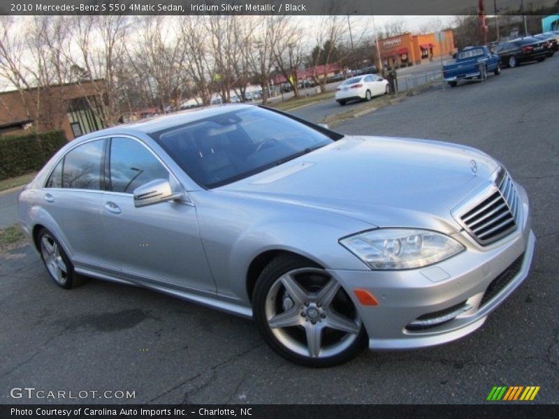 Iridium Silver Metallic / Black 2010 Mercedes-Benz S 550 4Matic Sedan