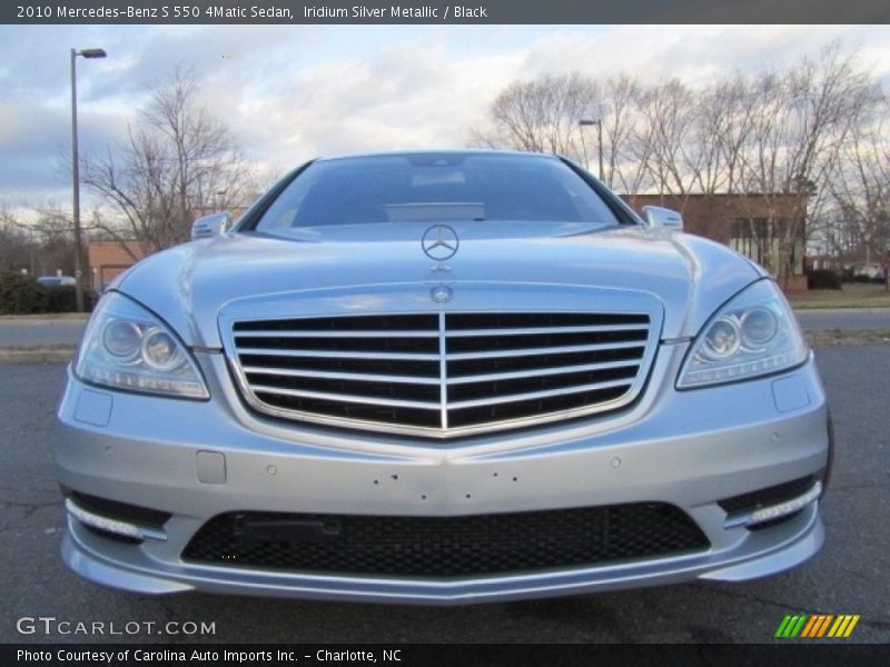 Iridium Silver Metallic / Black 2010 Mercedes-Benz S 550 4Matic Sedan