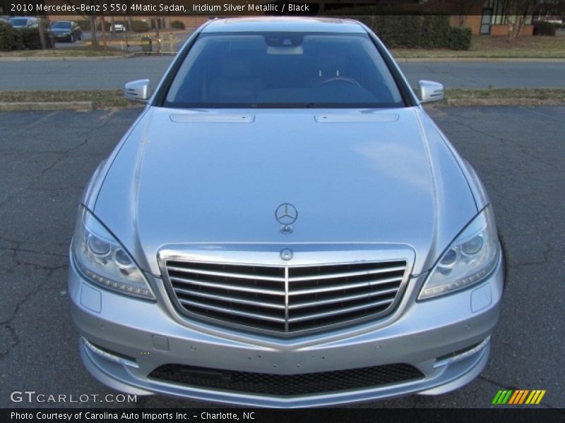 Iridium Silver Metallic / Black 2010 Mercedes-Benz S 550 4Matic Sedan