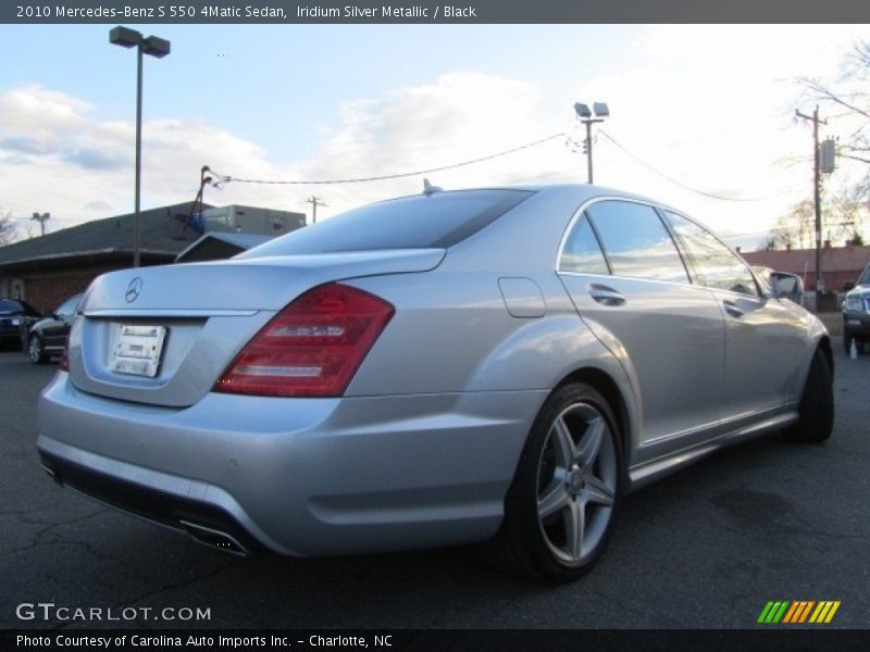 Iridium Silver Metallic / Black 2010 Mercedes-Benz S 550 4Matic Sedan