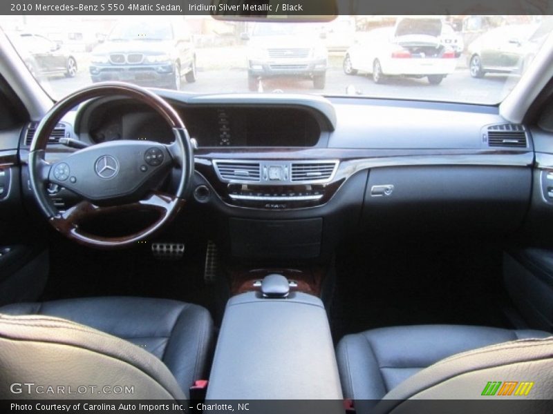 Iridium Silver Metallic / Black 2010 Mercedes-Benz S 550 4Matic Sedan