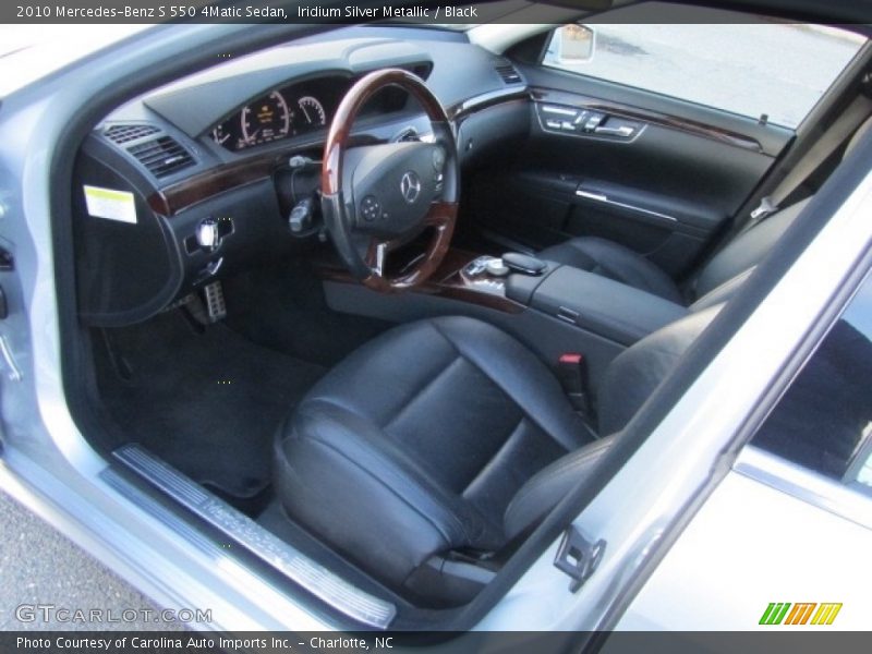 Iridium Silver Metallic / Black 2010 Mercedes-Benz S 550 4Matic Sedan