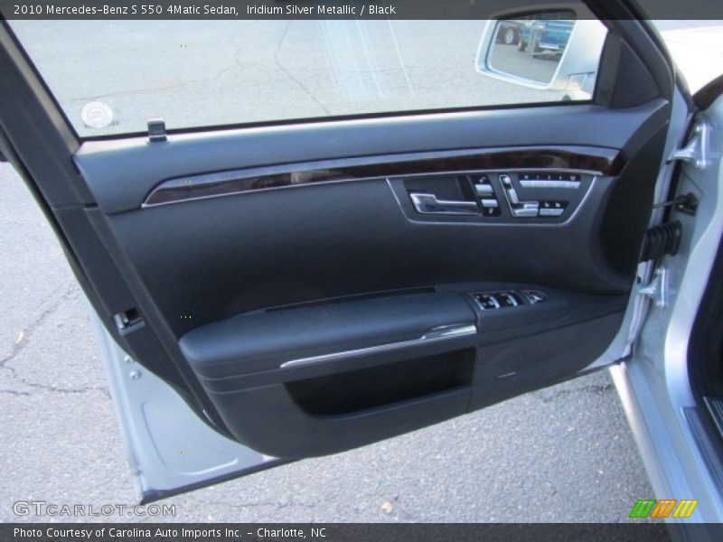 Iridium Silver Metallic / Black 2010 Mercedes-Benz S 550 4Matic Sedan