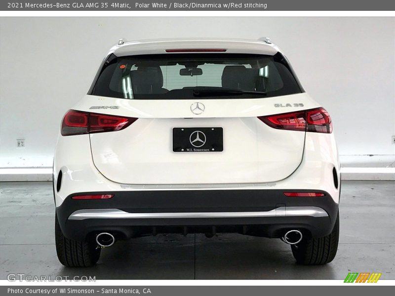 Polar White / Black/Dinanmica w/Red stitching 2021 Mercedes-Benz GLA AMG 35 4Matic