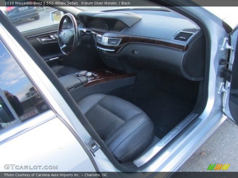 Iridium Silver Metallic / Black 2010 Mercedes-Benz S 550 4Matic Sedan