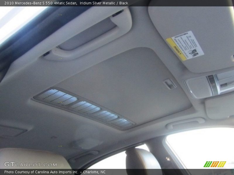 Iridium Silver Metallic / Black 2010 Mercedes-Benz S 550 4Matic Sedan