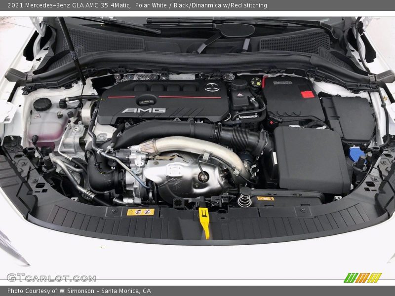 Polar White / Black/Dinanmica w/Red stitching 2021 Mercedes-Benz GLA AMG 35 4Matic