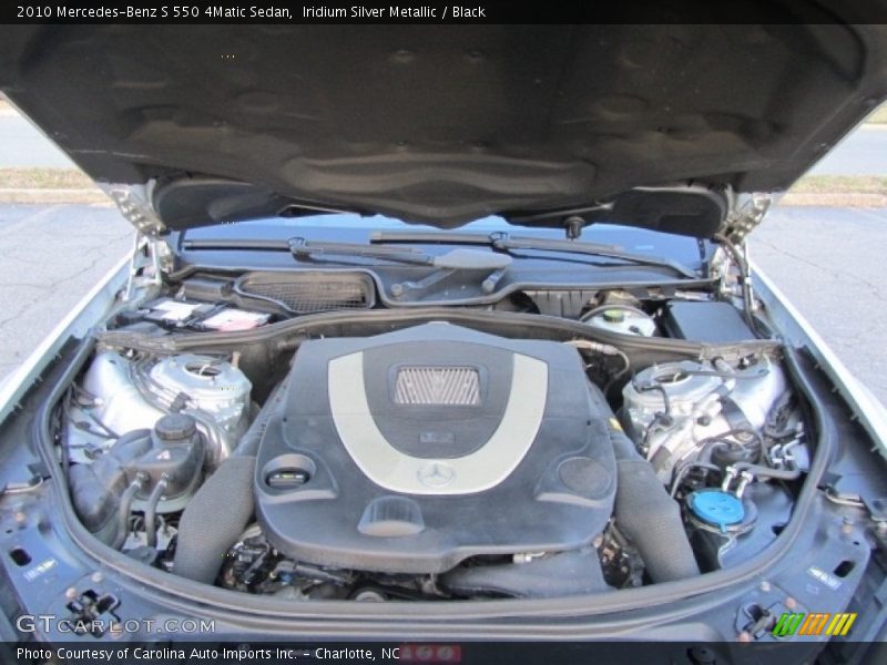Iridium Silver Metallic / Black 2010 Mercedes-Benz S 550 4Matic Sedan