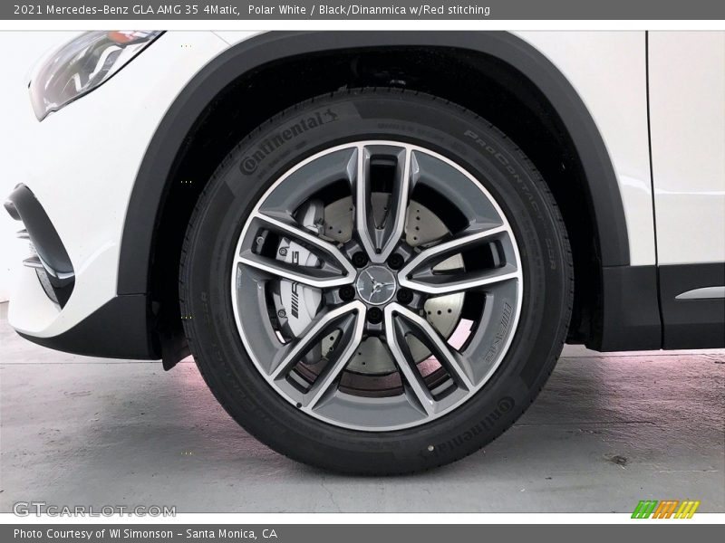 Polar White / Black/Dinanmica w/Red stitching 2021 Mercedes-Benz GLA AMG 35 4Matic