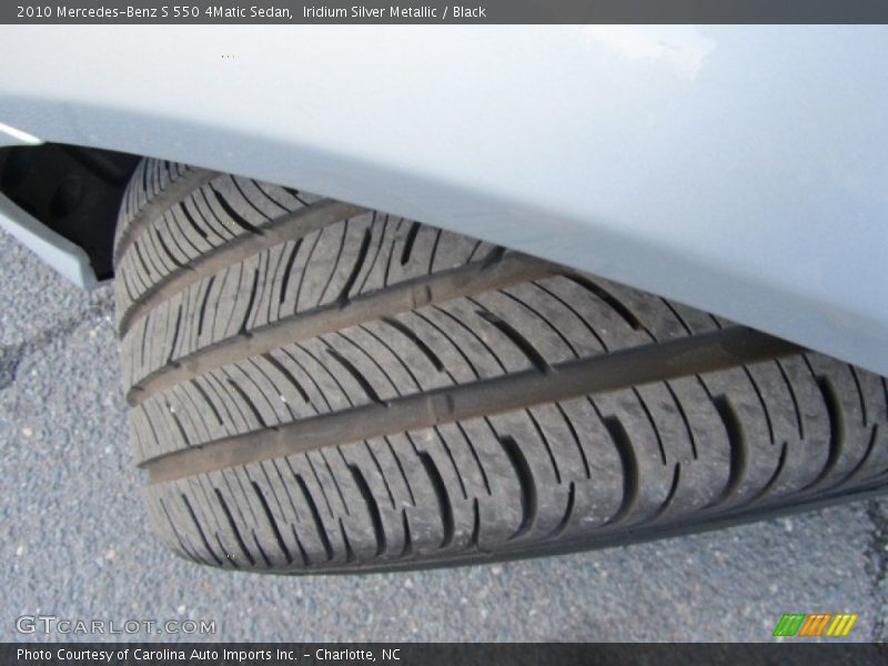 Iridium Silver Metallic / Black 2010 Mercedes-Benz S 550 4Matic Sedan