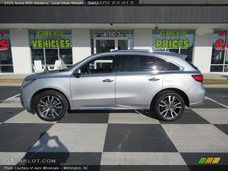Lunar Silver Metallic / Ebony 2020 Acura MDX Advance