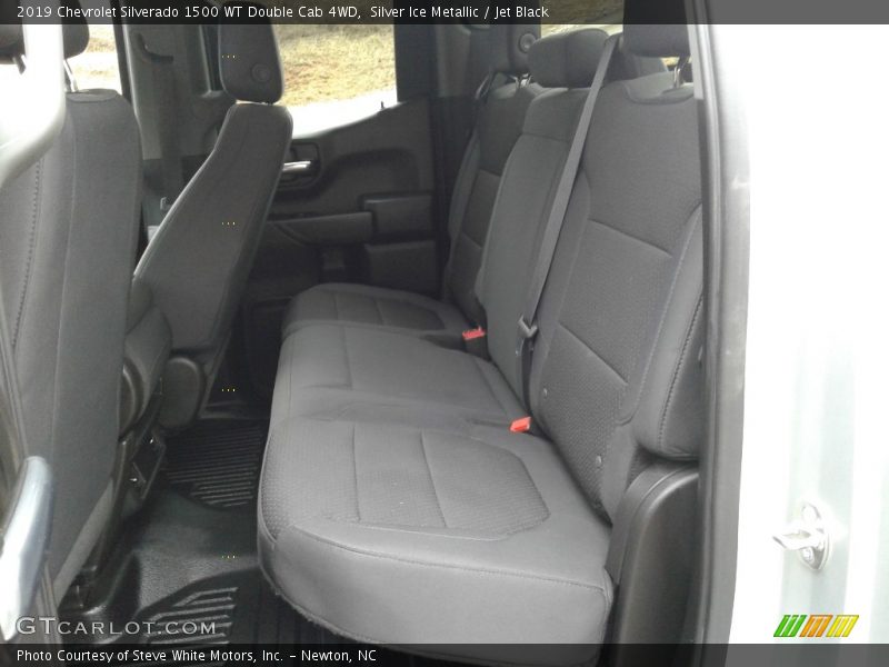 Silver Ice Metallic / Jet Black 2019 Chevrolet Silverado 1500 WT Double Cab 4WD