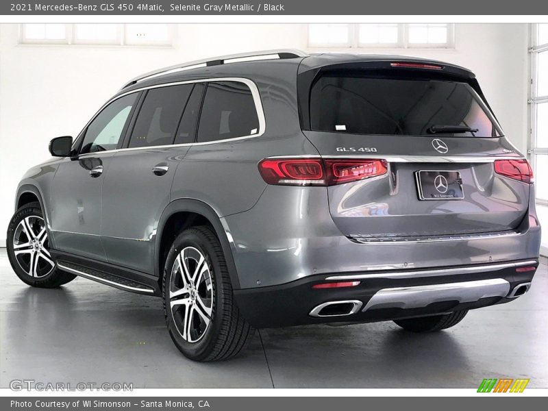 Selenite Gray Metallic / Black 2021 Mercedes-Benz GLS 450 4Matic
