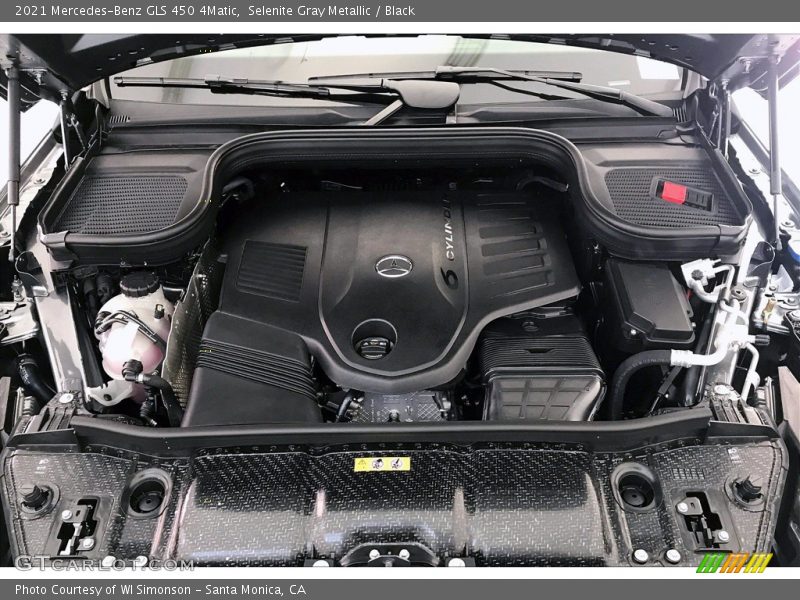 Selenite Gray Metallic / Black 2021 Mercedes-Benz GLS 450 4Matic