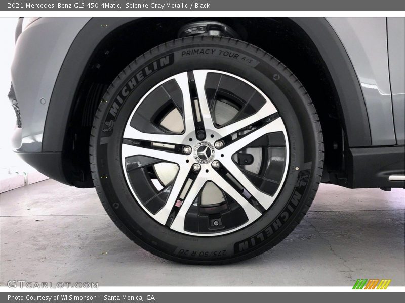 Selenite Gray Metallic / Black 2021 Mercedes-Benz GLS 450 4Matic
