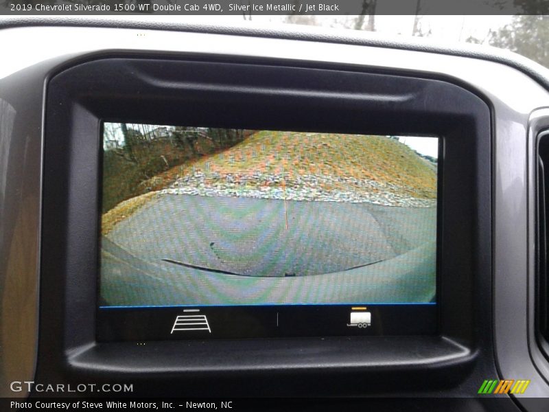 Silver Ice Metallic / Jet Black 2019 Chevrolet Silverado 1500 WT Double Cab 4WD