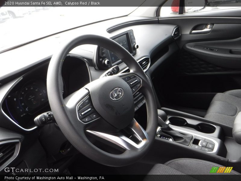 Calypso Red / Black 2020 Hyundai Santa Fe SEL AWD