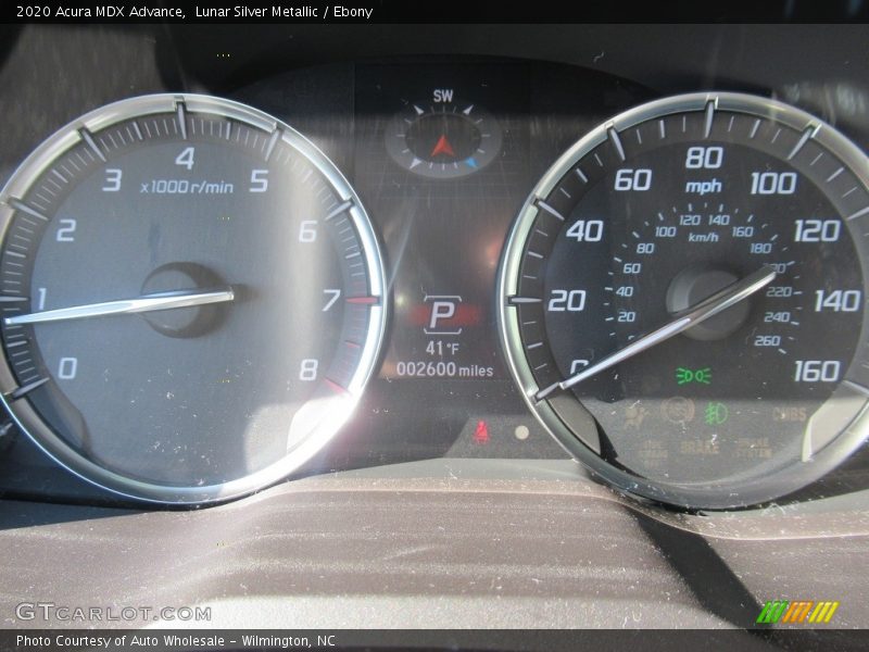 Lunar Silver Metallic / Ebony 2020 Acura MDX Advance