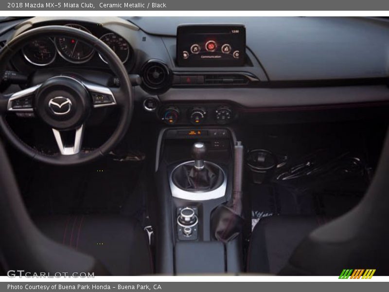 Ceramic Metallic / Black 2018 Mazda MX-5 Miata Club
