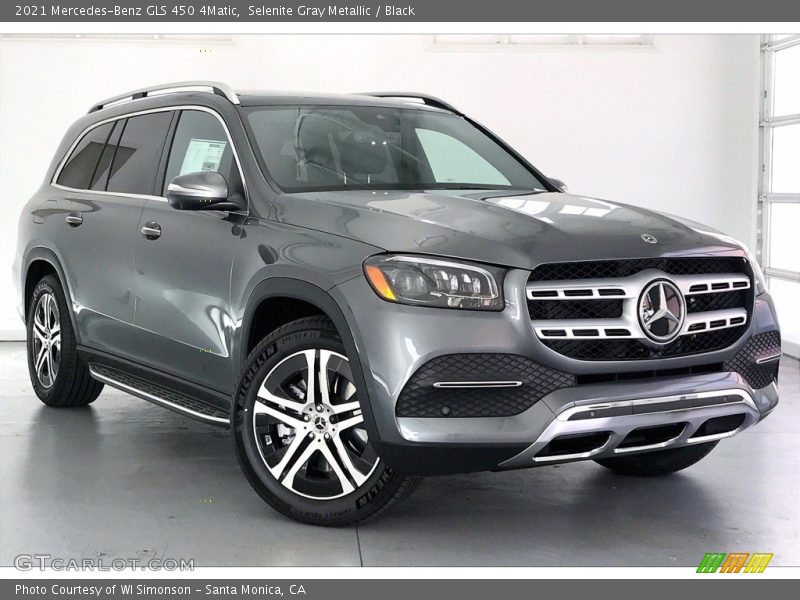 Selenite Gray Metallic / Black 2021 Mercedes-Benz GLS 450 4Matic