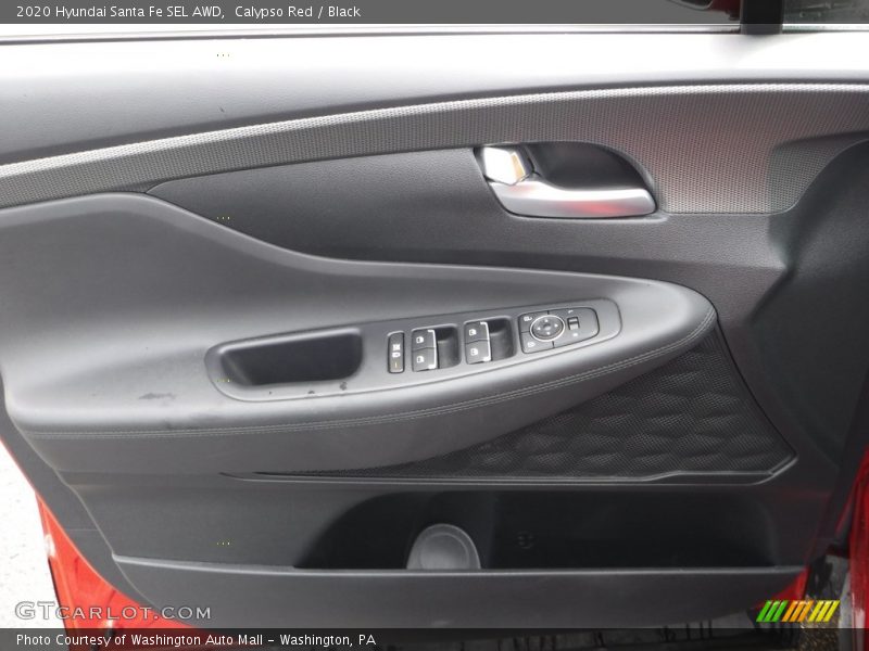 Calypso Red / Black 2020 Hyundai Santa Fe SEL AWD