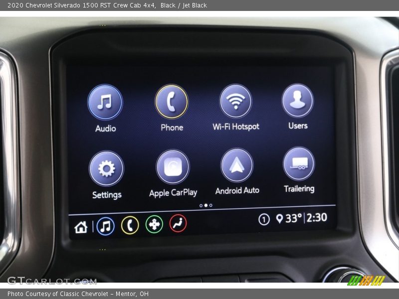 Black / Jet Black 2020 Chevrolet Silverado 1500 RST Crew Cab 4x4